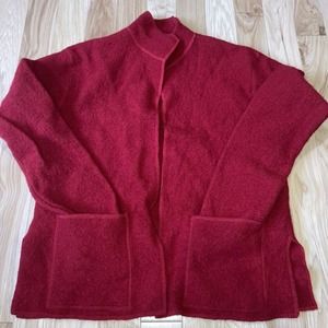 Harve Benard Long Sleeves 100% Wool Collared Jacket Women’s Sz L